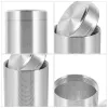 Titanium Alloy Tea Pot Storage Containers Loose Canister Metal Cereal Jar Sealed