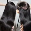 360 Pełna koronkowa peruka czołowa kość brazylijska prosta 13x4 Przezroczyste koronkowe przednie ludzkie peruki dla włosów dla czarnych kobiet wstępnie rozbite Bling