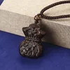 Pendant Necklaces 2023 Boho Jewelry Ethnic Style Long Hand Made Bead Wood Elephant Necklace For Women Price Decent Wholesale Dropship Ot2Yw