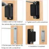5PCS Furniture Hardware Closet Magnetic Closer Drawer Cupboard Wardrobe Door Catches Cabinet Magnet Latch