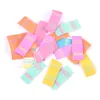 Modèle de sourire mixte 50pcs Étiquette tissée faite à la main pour vêtements écharpe étiquettes de chaussures Sacs Tags de vêtements 15x40mm CP3271