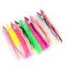 10pcs Plastikfischerei Köder Tintenfisch Rock Trolling Octopus Soft Lure Bait F2TC