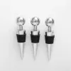 1 st Silikonflaskstoppare Vinlagring Twist Cap Plug återanvändbar Vakuum Försluten Bottle Cap Champagne Stopper Vingåvor Bar Tools Tools