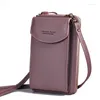 Sacs à bandoulières Pu Luxury Handsbags Womens For Woman 2024 Hands Hand Femme's Crossbody Purse Purse Emmatel Phone Wallet Sac