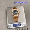 Fashion AP nadgarstek Watch Royal Oak Series 26715or Blue Disc 18K Rose Gold Business Automatyczne mechaniczne mechaniczne męskie męskie zegarek unisex z datą i funkcją czasu