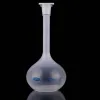 Lab Durable Long Neck Vase Shape Experiment With Stopper Plastic Precise Clear Volumetric Measuring Flask Ware Heatproof School