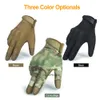 Gants de travail résistant aux usures hommes Black Full Finger Fincles durs Gants de sécurité protecteurs pour la chasse à la randonnée de l'escalade