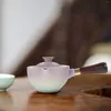Set di stoviglie rotabile teiera ceramica decorativo tè produttore di rotazione a 360 gradi
