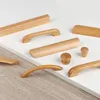 Nordic Natural Beech Wood Furniture Handles Wardrobe Dresser Wooden Handles Kitchen Cabinets Pulls Door Handle Drawer Knobs