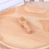 Łyżki 8pcs drewniane gałki do soli do kąpieli herbaty cukier miód i przyprawy mini łyżeczki proszków