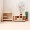 1:12 House Bambola in miniatura mobili portanti portanti rack rastrellino mobile tv mobint soggiorno cucine decorazioni modellini giocattolo