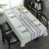 Table Cloth 2024 Waterproof Oil-proof Anti-scalding Disposable Rectangular