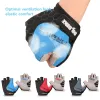 Anti Slip Gel Pads Cycling Gloves Half Finger Sport Suffsäkra tillbehör för sommaren Mountain Bike Riding Män och kvinnor