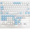 Teclados 125 chaves doraemon tema xda perfis keycaps corantes sublimação teclado mecânico personalizado para interruptor mx 61 64 68 87 96 98 layout