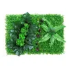 装飾的な花1PCシミュレートされた芝生緑の人工草マット偽ターフ庭の中庭の装飾DIYマイクロランドスケープホームフロア