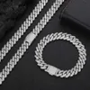 Pass Diamond Tester 925 Sterling Silver Cubaanse linkketen voor mannen Hip Hop Iced Vvs Moissanite Miami Cuban Link Chain