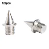 Steel Spikes Shoe Spikes Silver/Gold Spikes 0.25 Inch Competitions Cross Country Running 0.25inch Track Field Needle