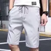 Pantaloncini casual di seta di ghiaccio estivo maschili sciolti pantaloni a metà lunghezza di moda estate pi shuai sport sportsfreable capris