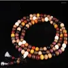 Brin 108pcs Variété de bois de santal Tibétain Bouddhiste Perles Bracelets Bouddha Mala Rosaire Bracelet Bracelet en bois en bois