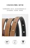 Belts Double-Faced Genuine Cow Leather Slim Women Blue Purple Pink White Cowskin Jeans Belt Casual Dress Cinture Corset Strap