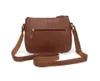 Shoulder Bags Top Cowhide Genuine Leather Women Messenger Female Small Bag Vintage Crossbody For 2024
