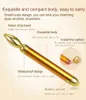 Face Massager Multi-Function Beauty Care Device 24K Ansiktsmassage Stick Roller 3D Golden Energy Bar vibrerar för verktyg 240410