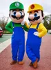 Super Mascot Costume Party Fancy Dress Brothers passar vuxen