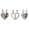 GUCY Custom Heart Shaped Po Picture Frame Pendant For Necklace Jewelry Couple Valentines Day Gift Romantic 240329