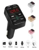 Auto -Ladegeräte B2 Kit Hände Wireless Ladegerät Bluetooth FM Sender LCD MP3 -Player USB -Ladegerät 21A Accessoires6565035