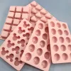 Heart Love Hemisphere Square Silicone Moule BEUTUT DESTERS PAN PAN ICE CREME BISCUIT CAL CAKE DIY MOULON SOOD MOULE SAPEU