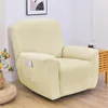 Pokrywa krzesła 1 3 SEATER Stretch Stretch Recliner Sofa Cover Elastic Spandex Podziel Styl All-Inclusive Slipcovers Fotel do salonu