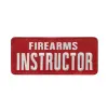 Instructeurs d'armes à feu brodés Patches Tactical Military Emblem Appliquée pour vestige de sacs à dos Badges de brassard uniformes