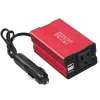 Onduleur de puissance 150W / 300W 200W / 400W 12V DC à 110 V / 220V AC AC ADAPTER ADAPTER LE CONVERTEUR DE TORT DE SORTIE AVEC DES PORTS DE CHARGE FASSE