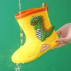 Laarzen hakken schoenen voor kleine meisjes kinderen schattige cartoon mode waterdicht en niet -slip regenlaarzen regen val laarzen voor kinderen meisjes