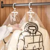 Väskor garderob hängande arrangör vakuumväska för klädförvaring väska med galgar utrymme sparar tätning väskor garderob komprimerad väska