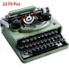 Ideas Typewriter 21327 Building Blocks Set for Adults Collectible Retro Display Model Toys Unique Children Gifts Home Decoration