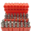 Conjunto de bits de segurança de 33pc - Torx Torx Stay Star Stay Tri Wing Chave de parafuso Magnetic Bit Sitter - Ferramentas profissionais da mão