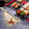 Dinware sets bamboe koelplaat sushi -lade cateringplaten geweven sashimi mandje decor