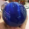 Raro quartzo natural azul gato de cristal terapia bola esfera + suporte