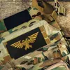 War Hammer 40k Palatine Aquila Imperial Patch Unny Tactical Military Moral Embroidered Applique Hook Double-Headed Eagle Emblem