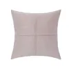 Poduszka Pink Series Ins ręcznie robione wełniane wełniane wystrój domu okładka geometryczna Jacquard okrągła obudowa solidna zamsz 45 cm