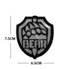 Russia Escape from Tarkov USEC BEAR PVC Patch Embroidered Patches Russian Game Infrared Reflective IR Applique Tactics Badge