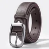 Ceintures ceinture man 2024 en cuir pur durable et robuste pantalon de tendance pour hommes