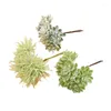 Fleurs décoratives 1pcs Silk pour le scrapbooking plantes artificielles décoration de mariage à la maison fausses couronnes de Noël en plastique