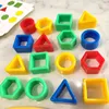 Baby Montessori Toys Educacional Crianças DIY Crianças geométricas Cor de cores combinando Puzzle Busy Board Kids Interactive Battle Game Toys