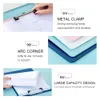 Simple A4 Folder Board Bill Clipboard Memo Pad Clip Folder Board Notebook File Writing Clamp Paper Holder Office School Supplies