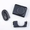 Bags Portable Pu Leather Case Camera Bag for Sony Zv1 Zv1 Protective Cover Shell with Shoulder Strap