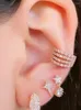 Boucles d'oreilles Clip manchette d'oreille pour les femmes percées C Forme géométrique Small Earcuff Clips Bijoux Clips de bijoux