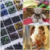 Czarny/kolor plastikowy Oczy bezpieczeństwa z pudełkiem do zabawek Amigurumi DIY Zestaw Crafts Teddy Bear Soft Eye 6 ~ 12 mm Toy Eye Akcesoria