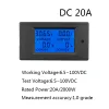 DC 6.5-100V 0-100A 0-20A LCD Display Digital ström Spänningseffekten Energimätare Multimeter Ammeter Voltmeter 100A Current Shunt